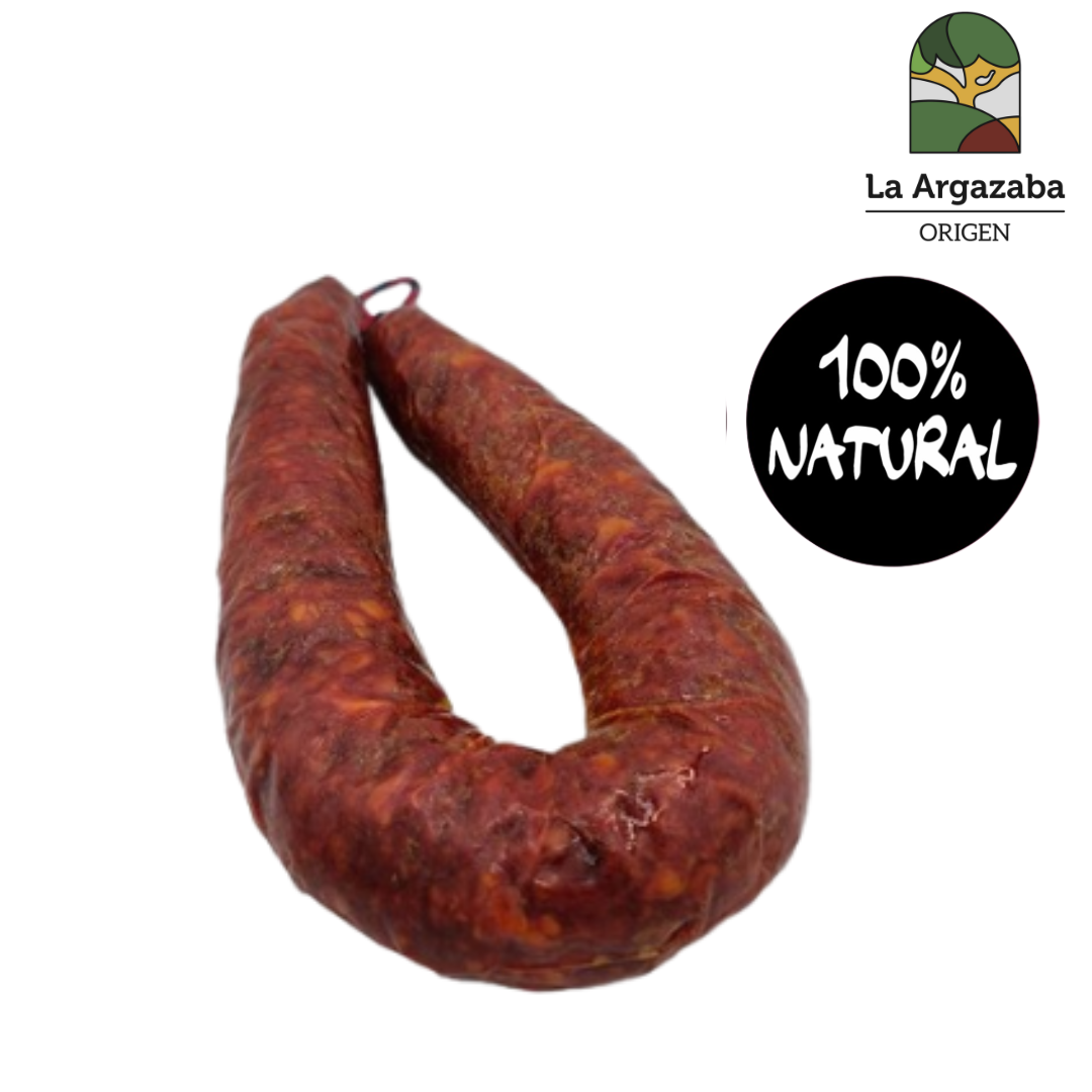 Longaniza chorizo 100% natural Iberico de Bellota LA ARGAZABA