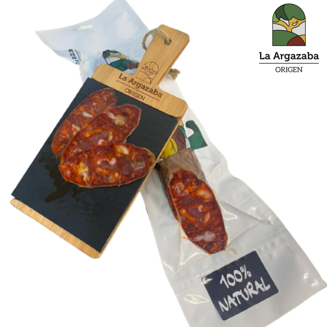 Chorizo 100% Ibérico de Bellota 100% natural LA ARGAZABA